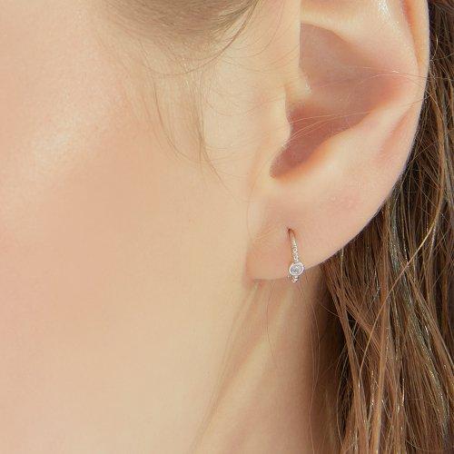 [SILVER] S DOT CUBIC R E (2COLOR)
