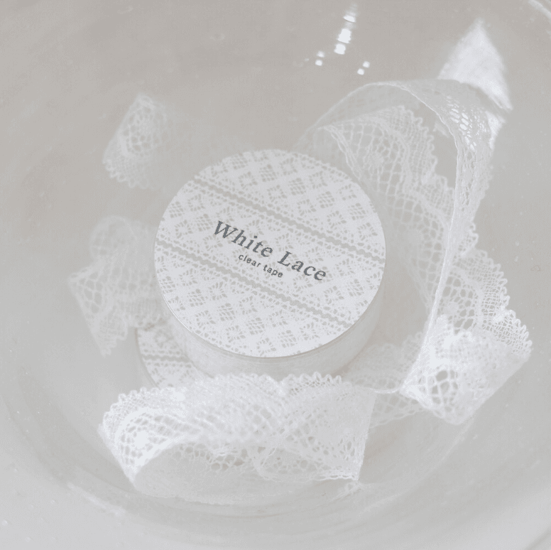 BOKi - White Lace Clear Tape
