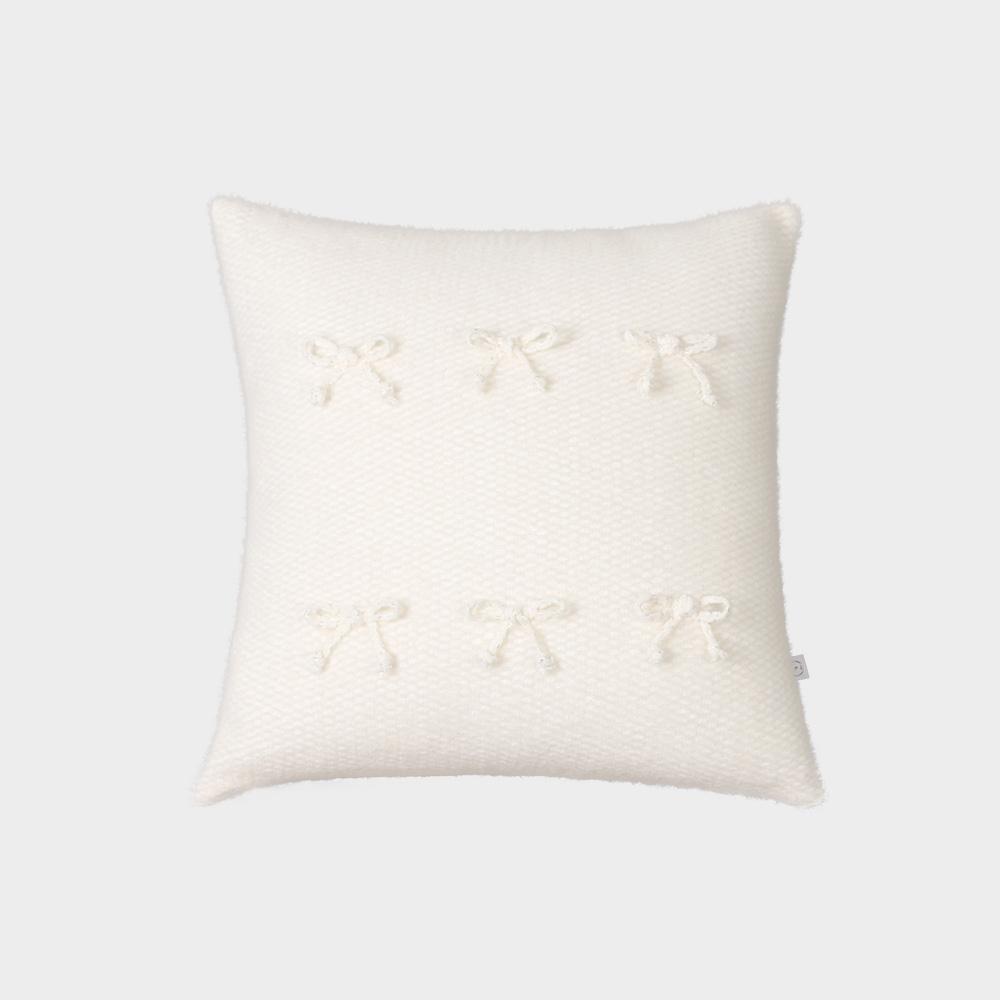 Hairy Ribbon Cushion Cover