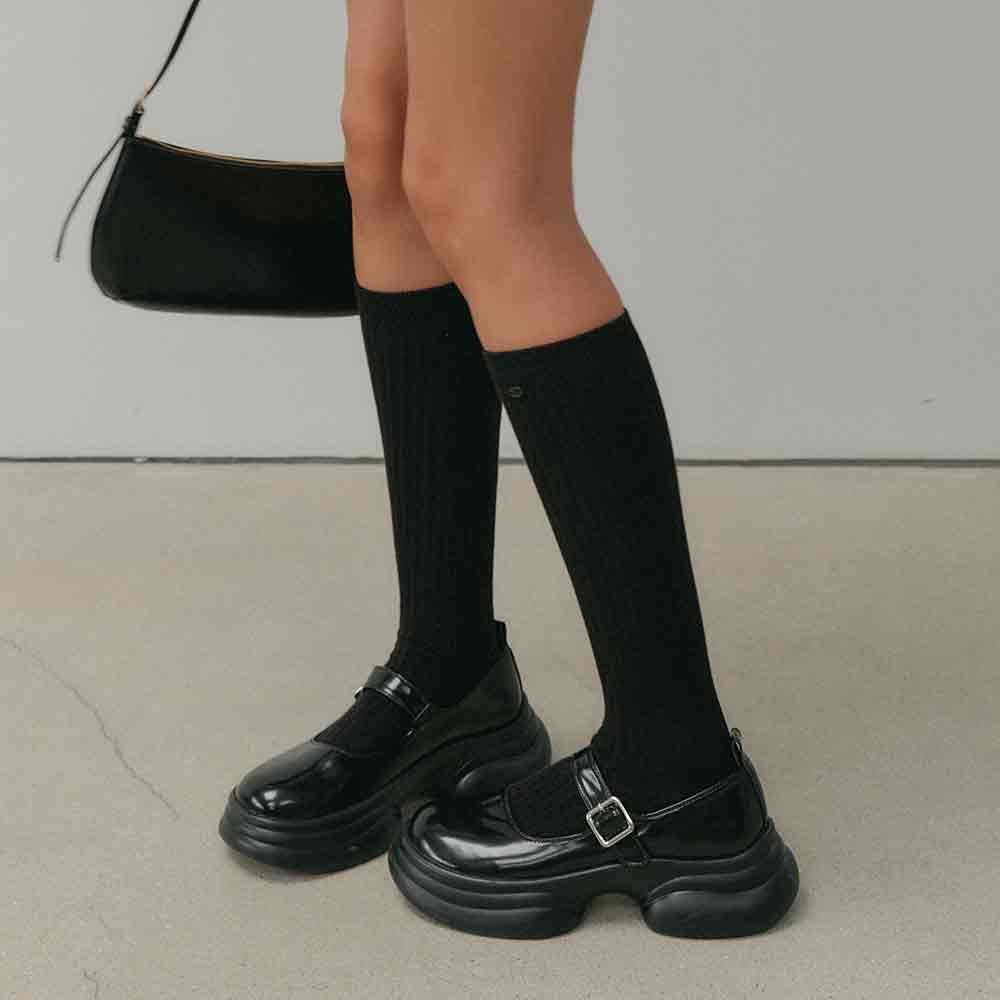 클라라 플랫폼 메리제인슈즈_블랙 / CLARA PLATFORM MARYJANE SHOES_BLACK