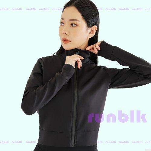 심플 퍼펙트 집업 블랙