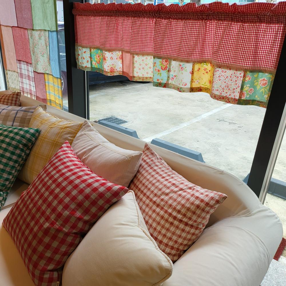 레드 밑단 패치바란스