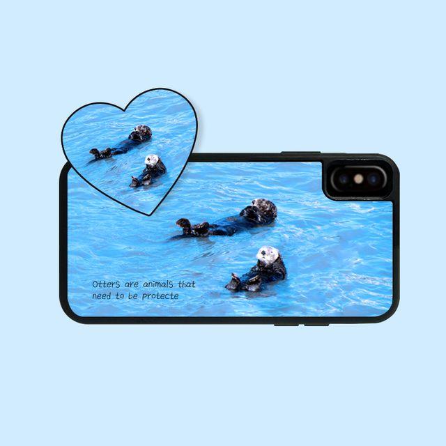 [내가좋아하는 동물케이스] 바다 수달 해달 핸드폰 휴대폰케이스 우정케이스 범퍼 셀카샷 핸드폰 아이폰케이스 갤럭시케이스 우정 커플케이스 스마트톡 그립톡케이스 아이폰14 13 S22