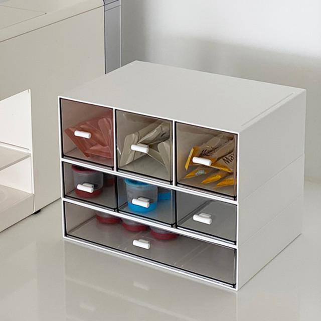 커피 캡슐보관함 미니 서랍장 티백 소품 데스크 정리함