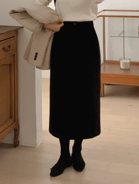 베니토 [2천장돌파][한파템!/-5KG보정핏/담요♥스커트][made] 윈터 밍크 쥔장추천 H 라인 스커트 (겨울/크리스마스/데일리/데일리룩/출근룩/데이트룩/기모스커트/밍크기모/겨울스커트/하객룩)
