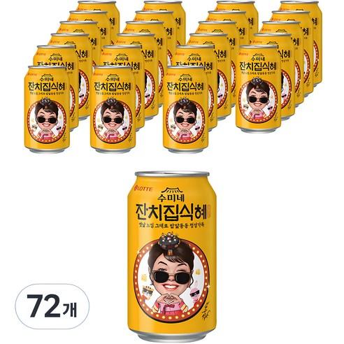 롯데칠성음료 수미네 잔치집식혜, 340ml, 72개