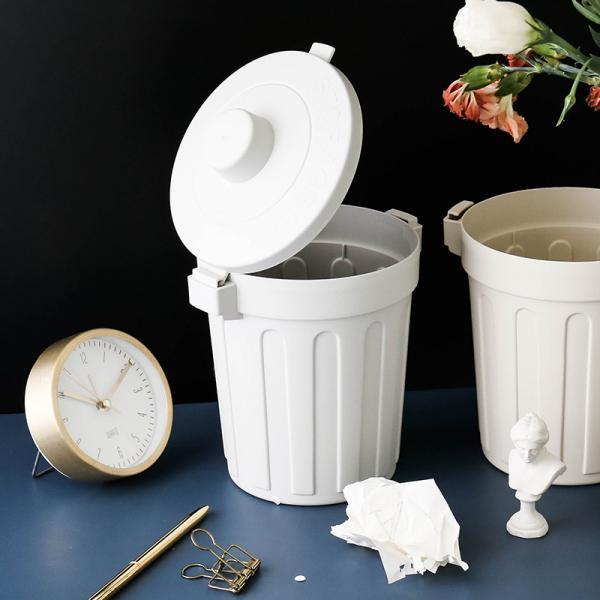 [1+1] 빈티지 미니 탁상용 쓰레기통 휴지통 냉동실 음식물쓰레기통