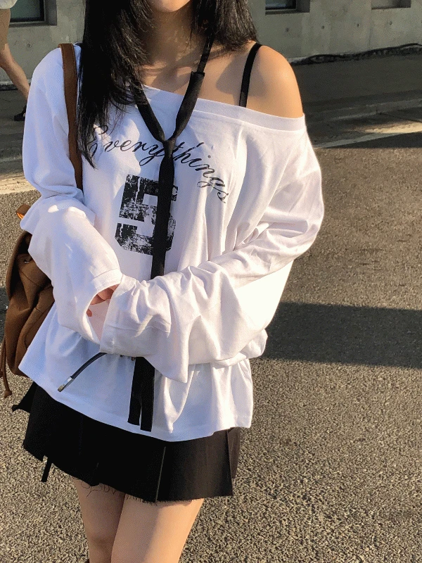 바이브 오프숄더 (3color)