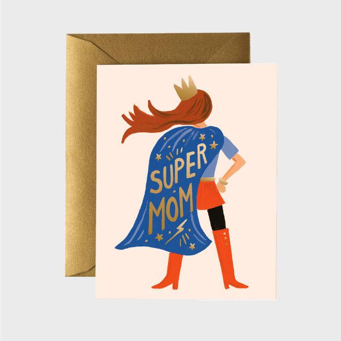 라이플페이퍼 Super Mom Card 어버이날 카드