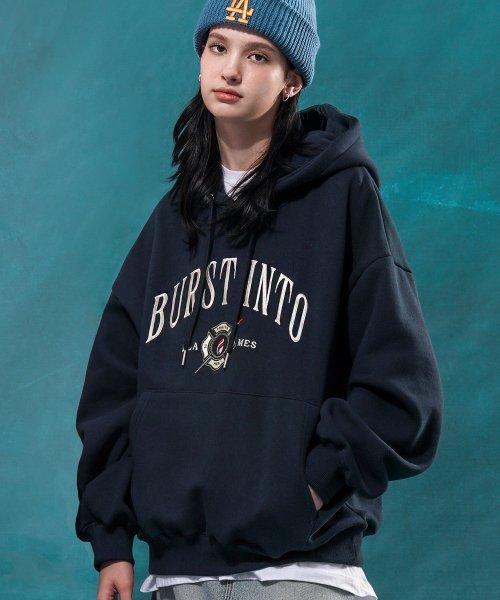 플레임 후드 네이비 HHHD3454