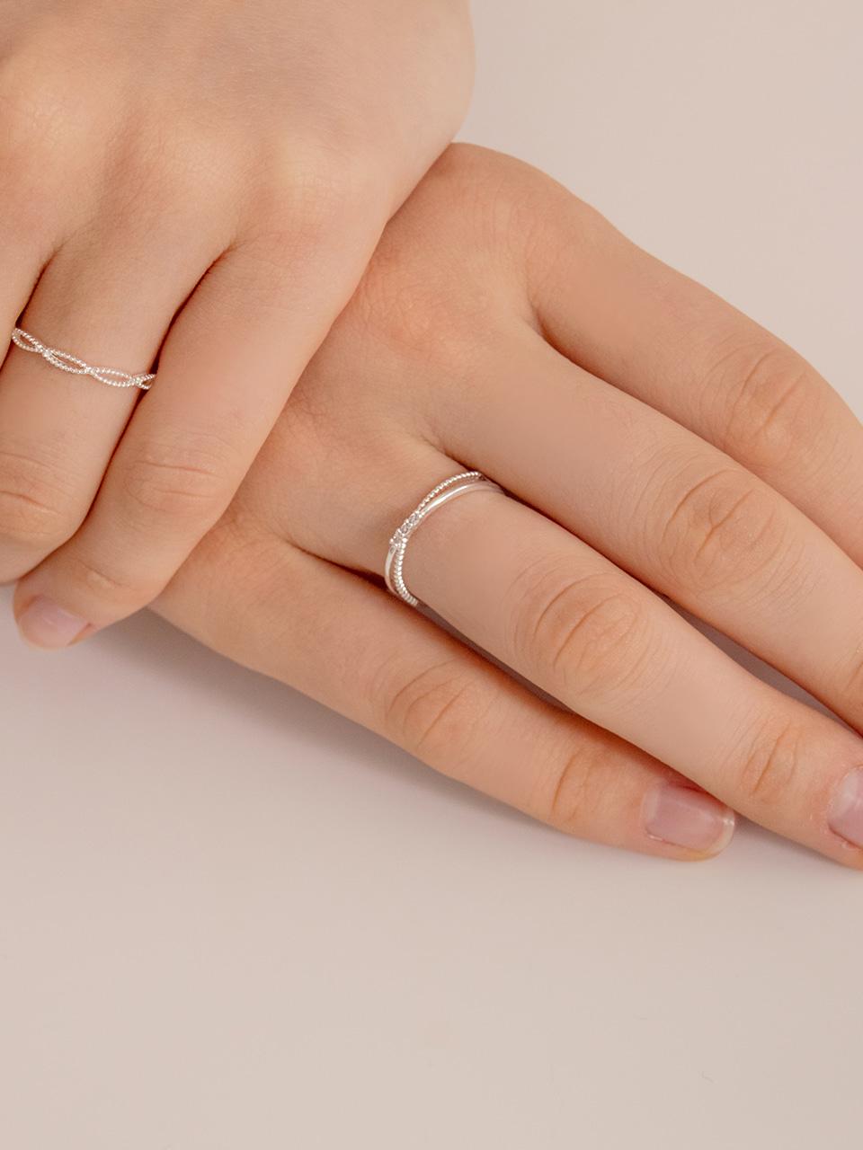 [태연 에스파 닝닝 김민주 착용] line dazzle ring