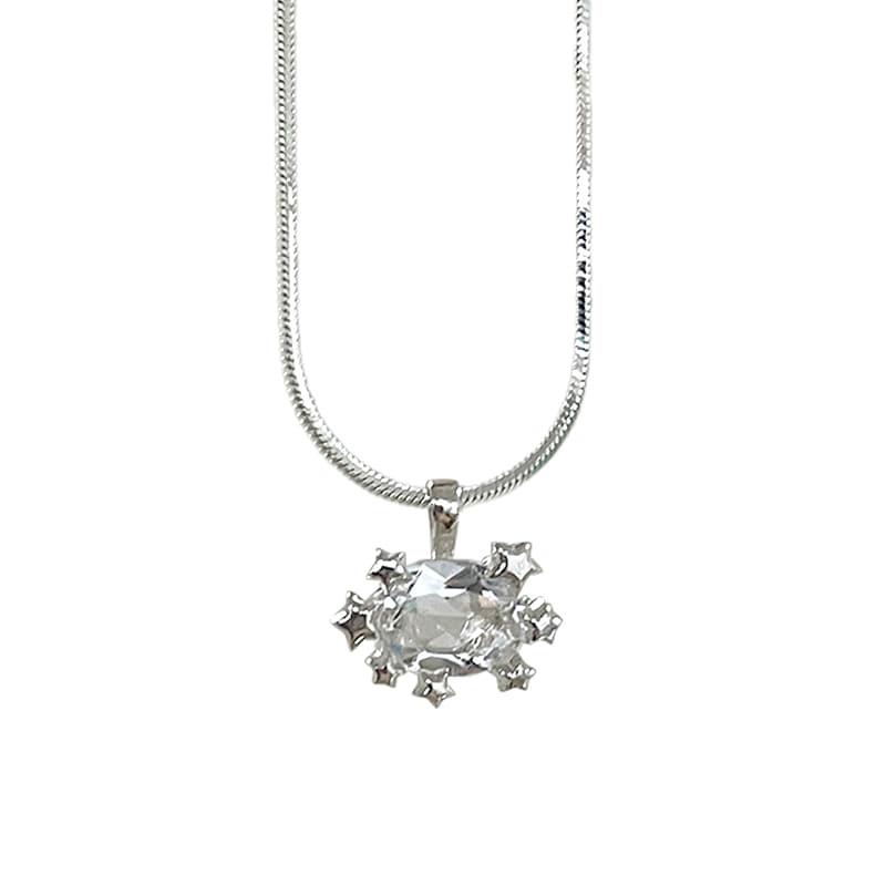 하이메 milky way necklace(8*6mm)