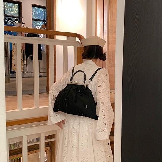 LRIB Premium Lotus Leaf Edge Gold Shoulder Bag