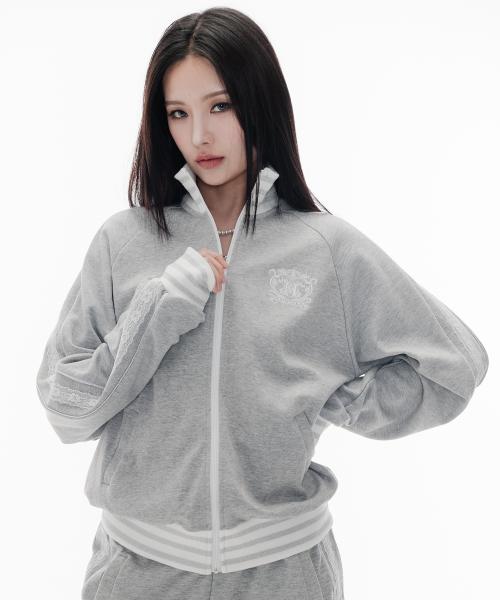 디스코스틱 트랙집업_멜란지그레이
