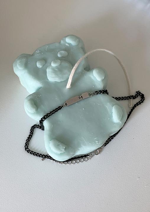 black chain necklace