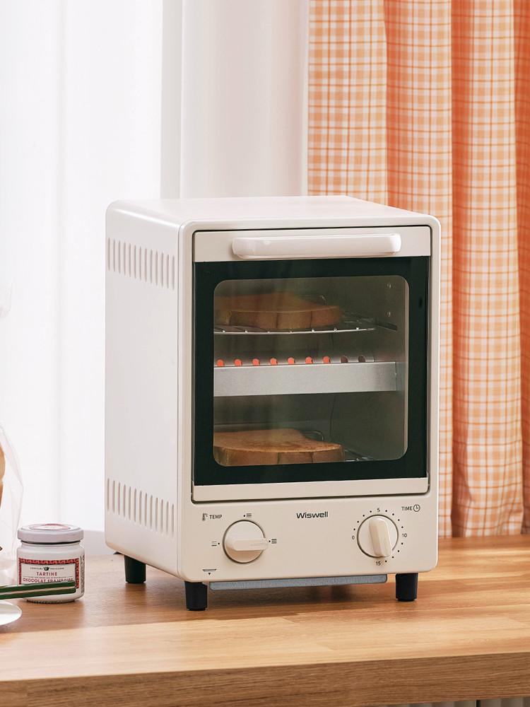 위즈웰 2층 오븐토스터기 오븐형 토스트기 미니 토스트 핫도그 크로와상생지 GL-08