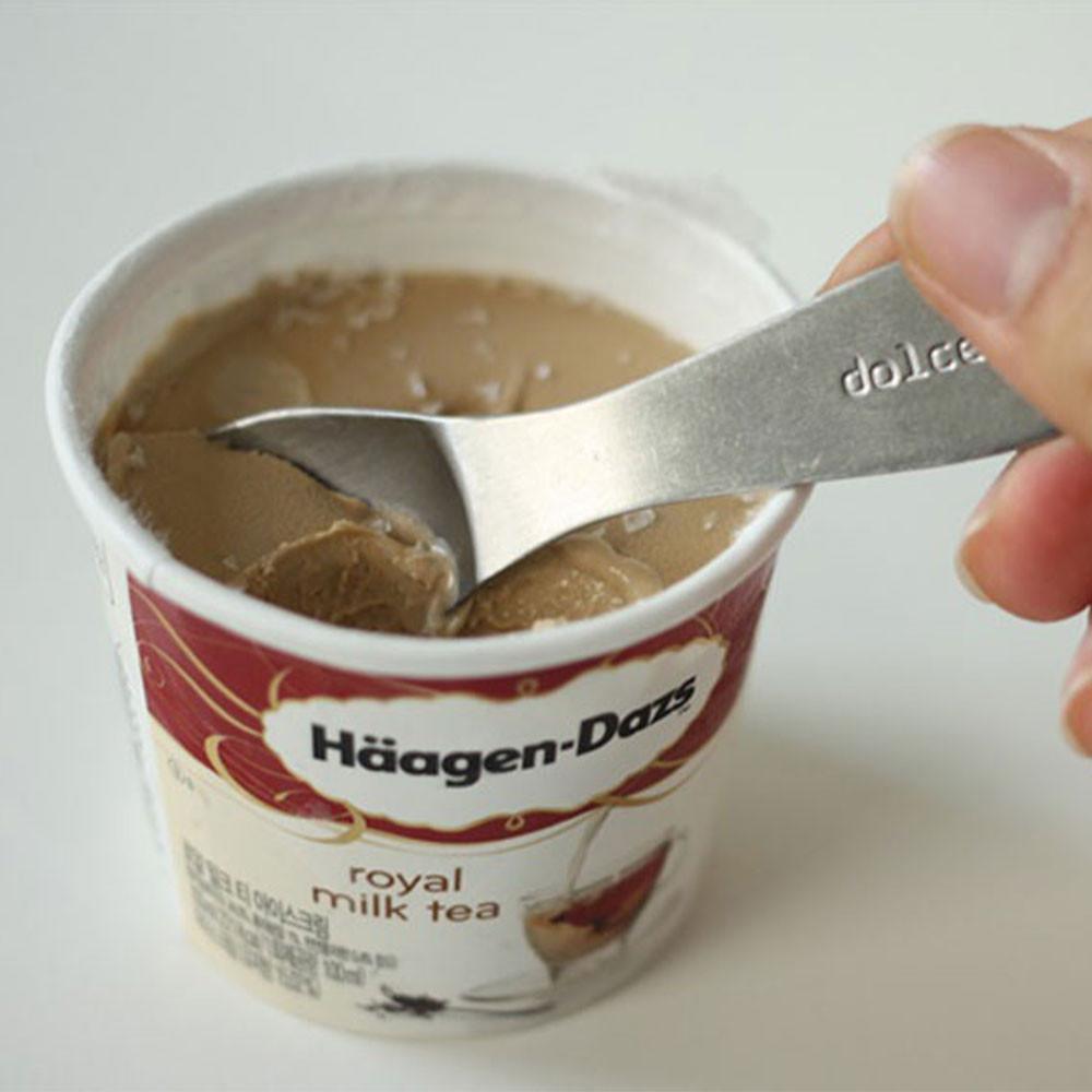 일본 스텐 돌체 젤라또 아이스크림 요거트 티스픈 미니스푼