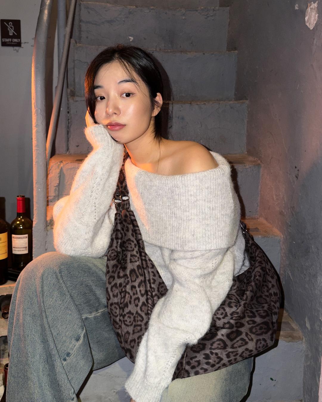 래디쉬 [스웨이드🖤/보부상] 레오 백 (Gray)