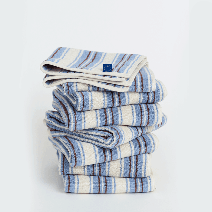 [29CM 단독] 파우더블루 스트라이프 페이스 타월 (1P, 5P, 10P)