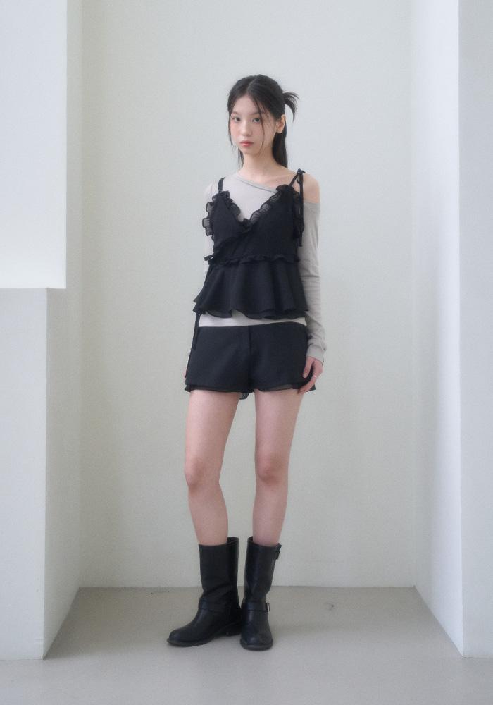 CLASSIC SHORT PANTS-BLACK