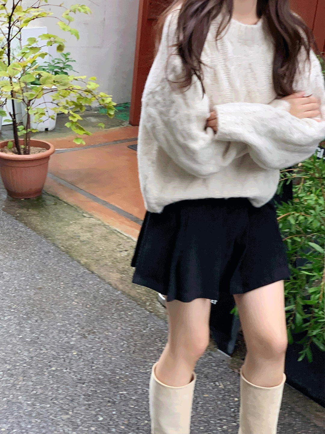 앤드 울 피셔니트(3color)