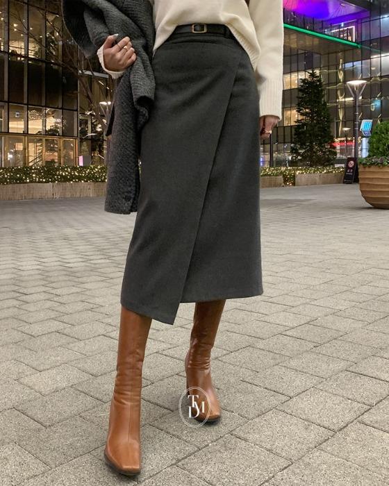 [MADE] 루브르 랩스커트(SK)