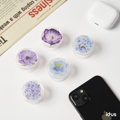 1+1+1 랜덤 그립톡 3개 🌸 보라보라꽃💜스마트톡