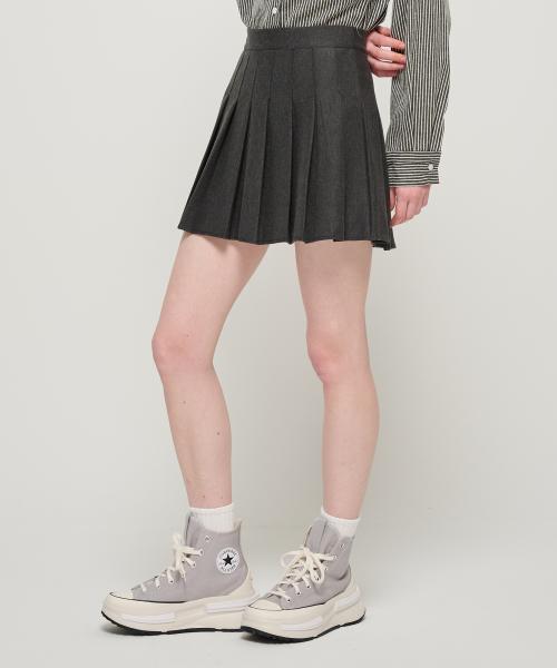 로아드로아(ROIDESROIS)  우먼즈 데일리 플리츠 테니스 스커트 (차콜) - 사이즈 & 후기 | 무신사