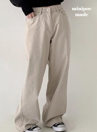 [MADE] 베이지 오버핏 팬츠 (1color)