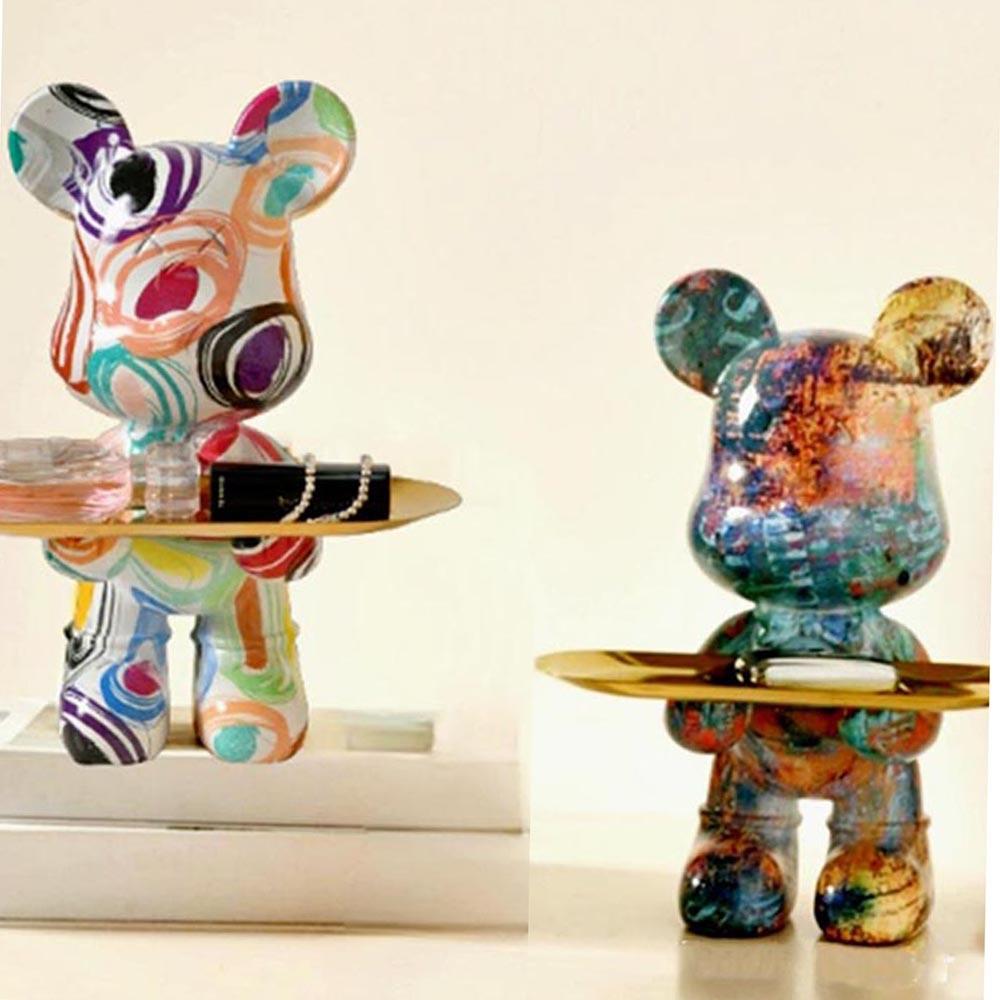 바이뷰틸리티 블링베어 트레이 현관 차키 리모컨 열쇠 받침대