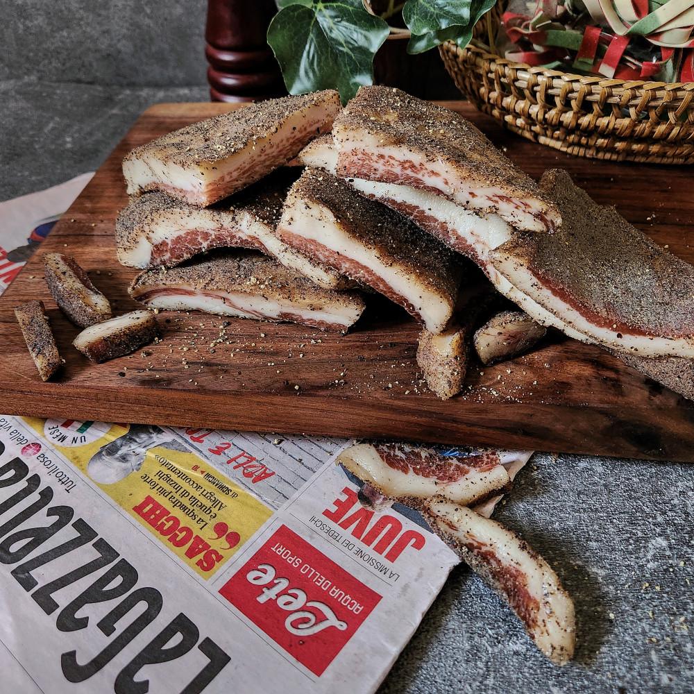 관찰레 Guanciale / 숙성맨 살루메리아 정통 까르보나라 구안찰레 관치알레 아마트리치아나 샤퀴테리 판체타 살루메 김밀란 관찰레 [원산지:스페인]