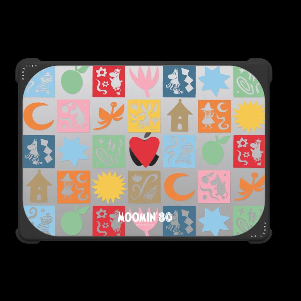 Moomin Square Pattern Laptop Case
