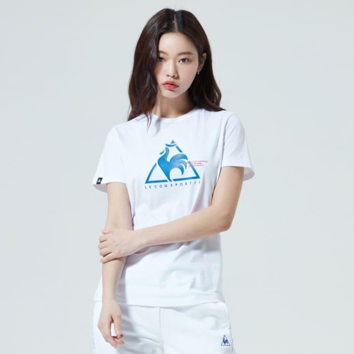 [르꼬끄] PLAY YOUR ACE 베이직 빅로고 반팔티 (QM123ARS12)