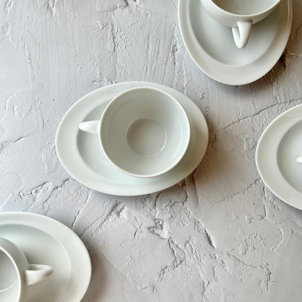 [유럽빈티지]비스타 알레그레_오가닉 화이트 컵앤소서 커피잔 찻잔/VISTA ALEGRE_Organic White CUP&SAUCER