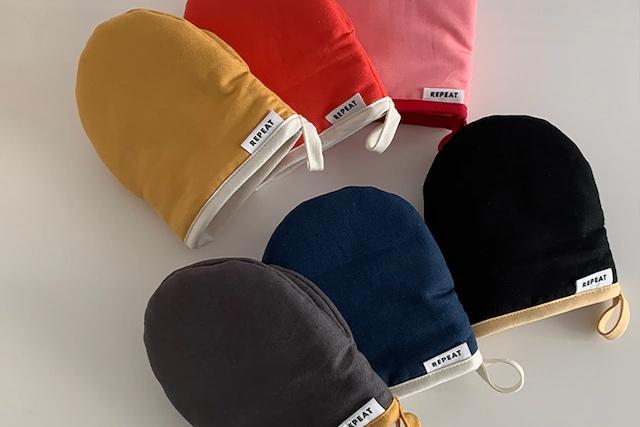누빔 키친 주방장갑 홈베이킹 오븐장갑 6colors