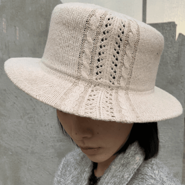 LONSLAN Elegant Overhead Hollow Old Money Flat Top Hat