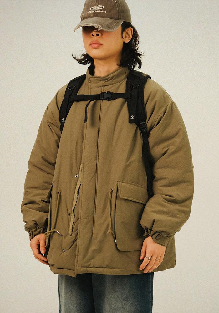 [기획상품, 겨울패딩] AN Wellon Quilting Short Fishtail Parka