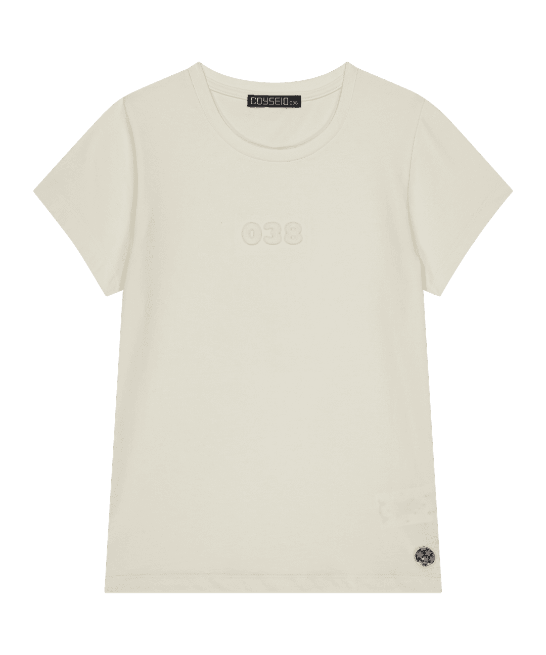 038 BASIC T-SHIRT IVORY