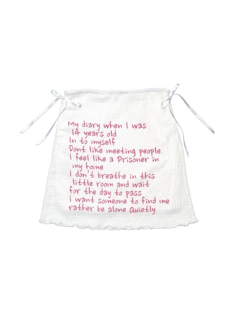 14 Year Old Diary Skirt