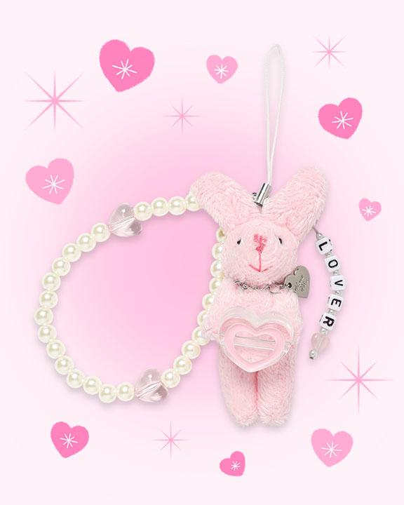 LOVER BUNNY STRAP CHARM