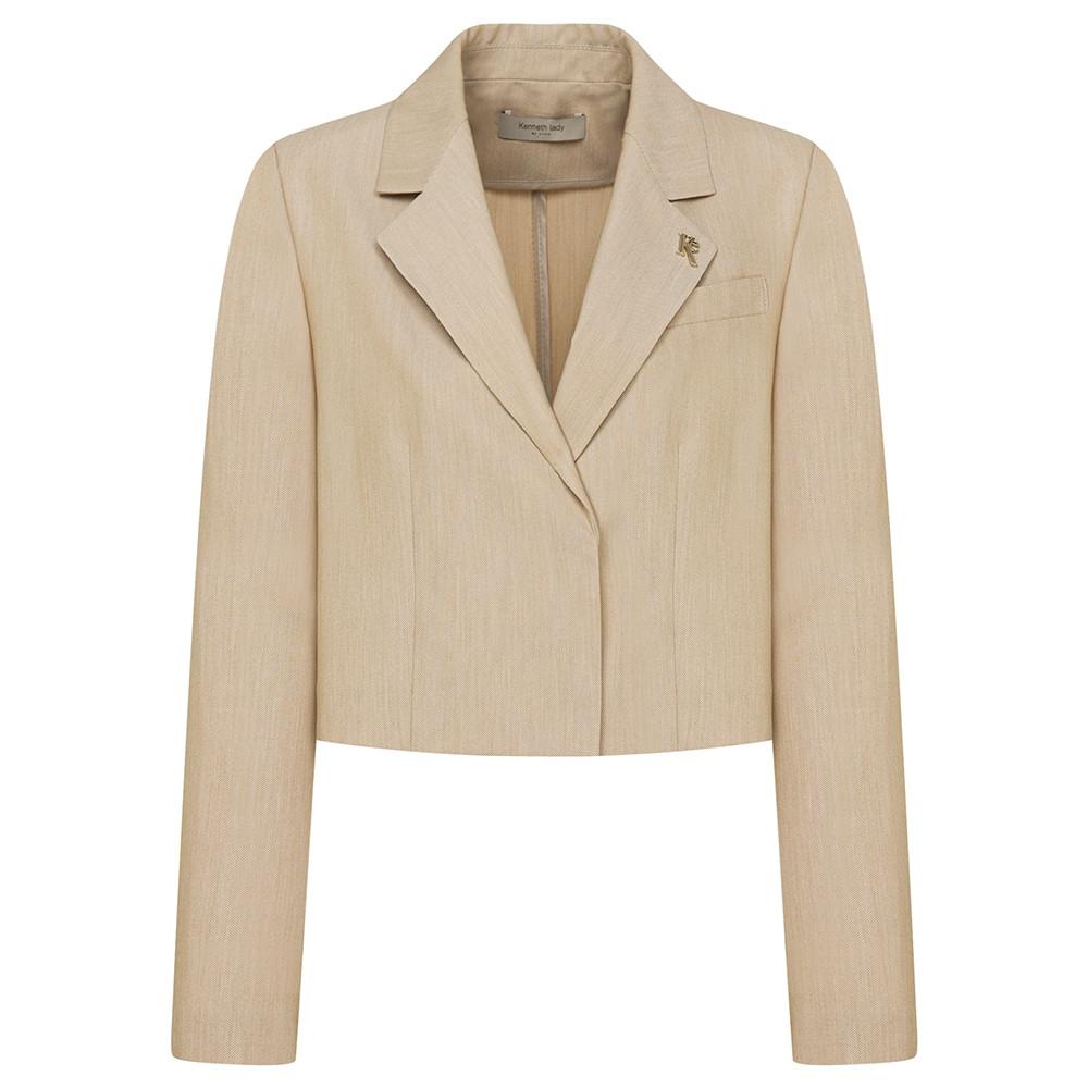 [케네스레이디] 다아켓 버튼리스 크롭자켓 ERJKOE4100