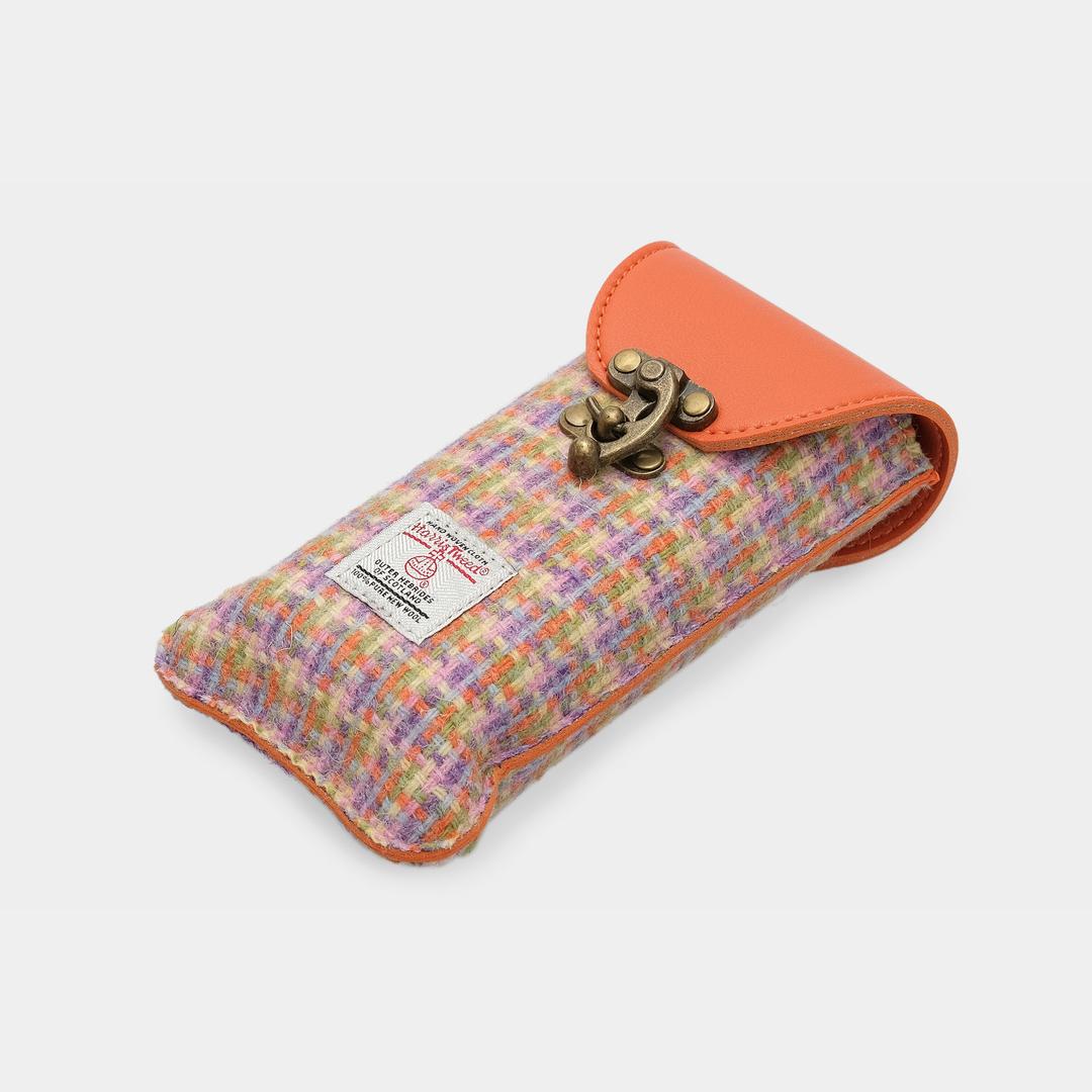 【VIEWRAUM】 HARRIS TWEED EYEWEAR CASE CITRUS