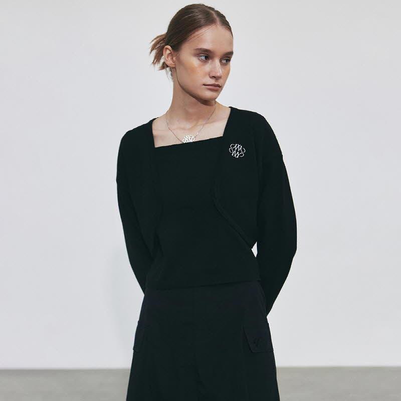[유튜버Pick] NNC BOLERO CARDIGAN SET UP_BLACK