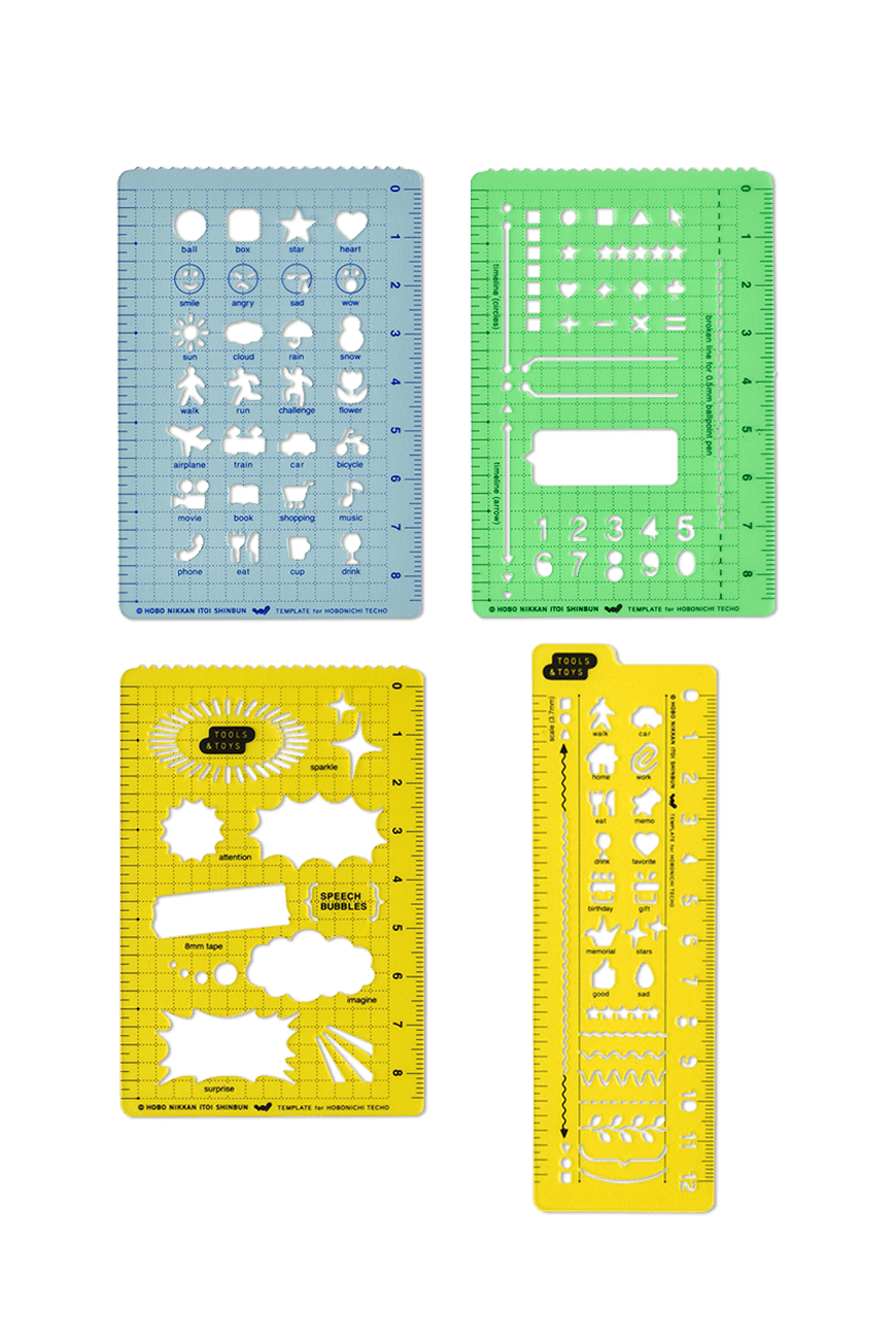 Hobonichi Stencils