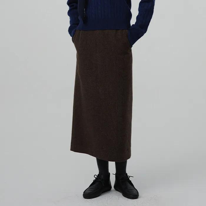 Eren Wool Long Skirt