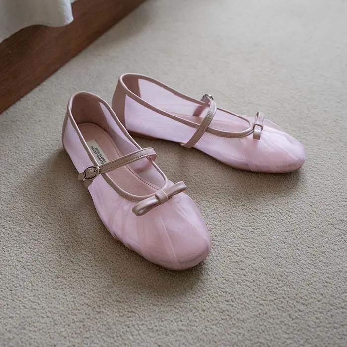 [바로배송][단독] FREYA mary jane flat_ black, pink 프레야 메리제인 플랫