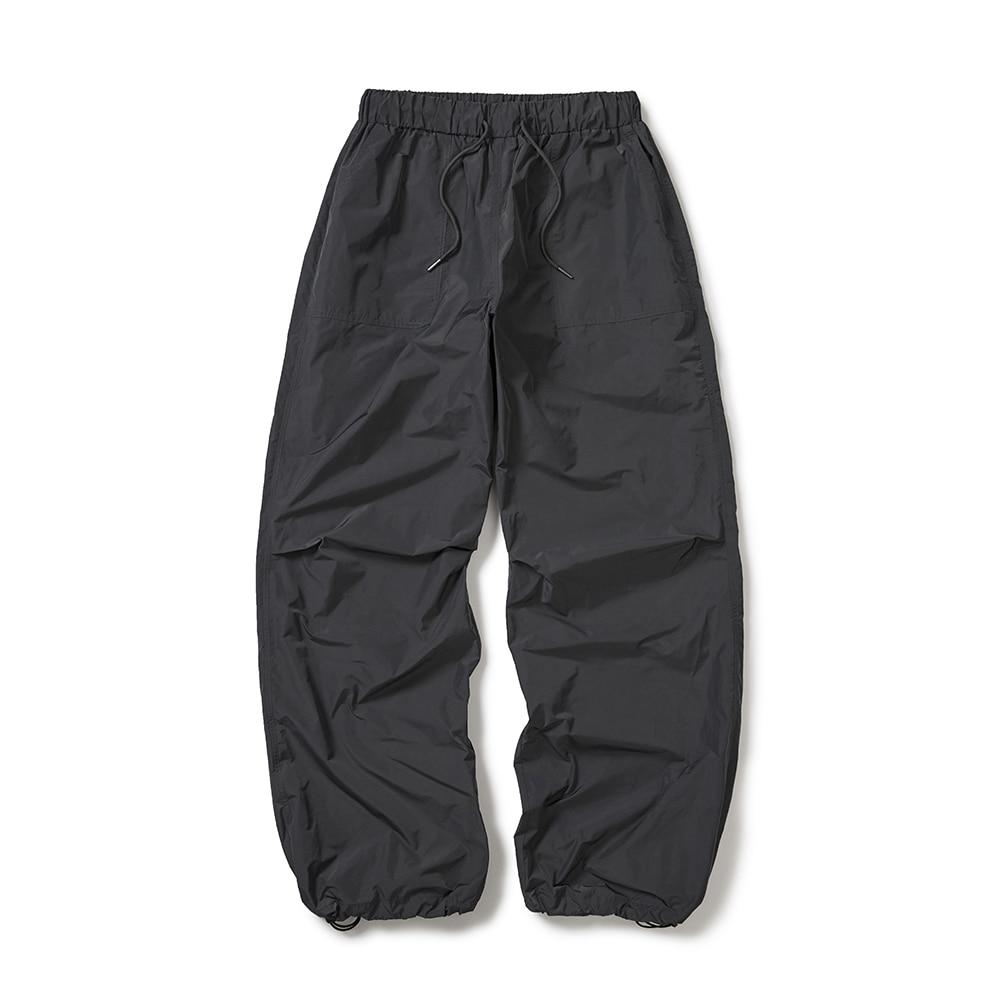 Dot Shirring Pants / Charcoal