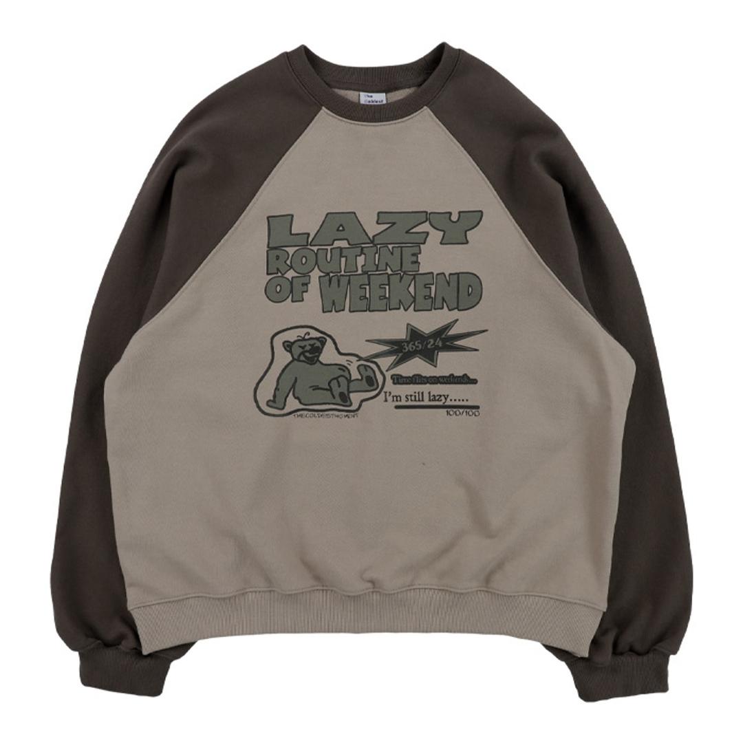 TCM lazy raglan mtm (beige/brown)