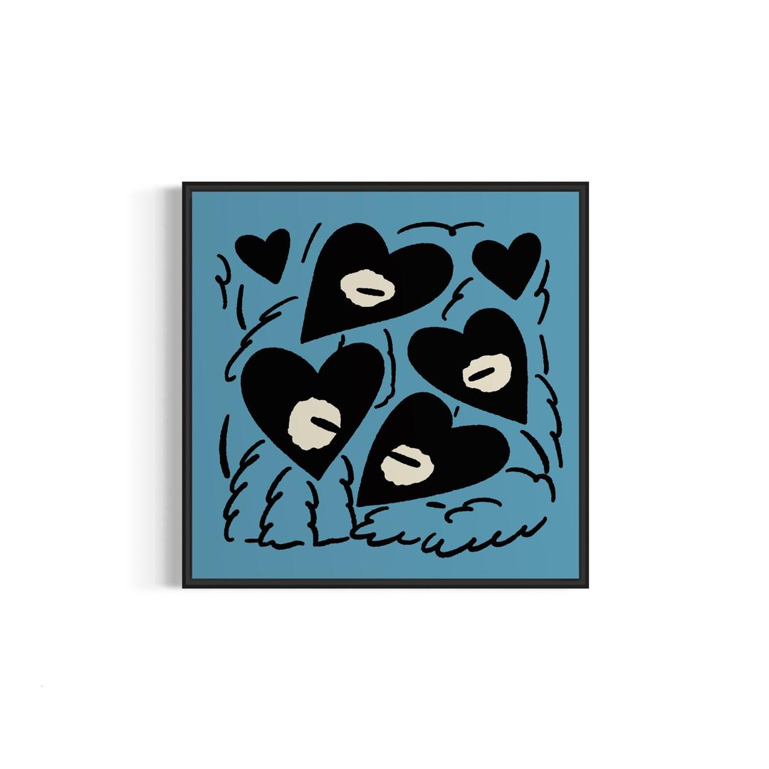 [포스터액자] Fake Love