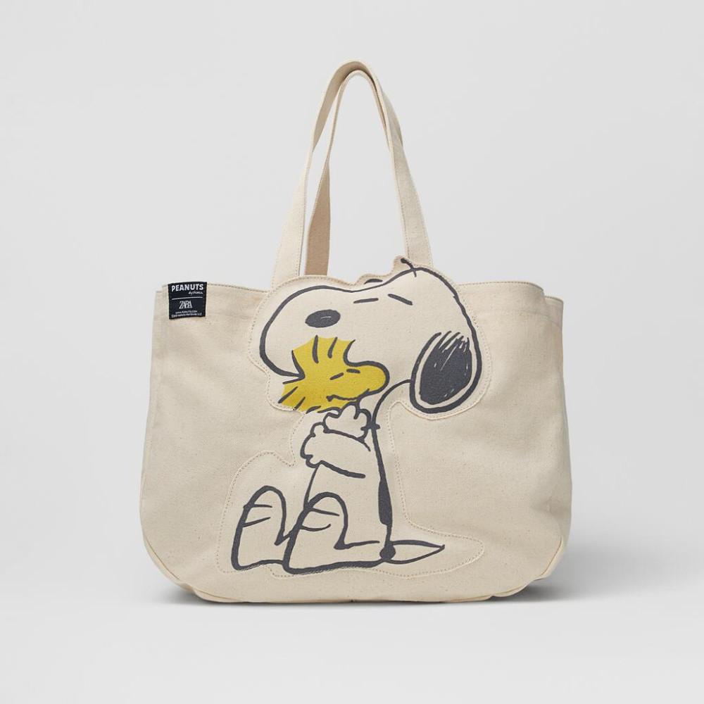 ZARA 스누피 PEANUTS TOTE BAG